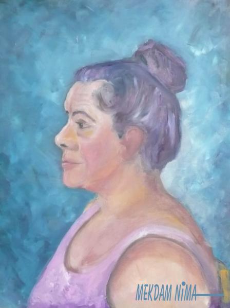 Oil Painting On Canvas - Dale Portrait
