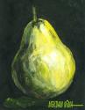 Monochromatic Impressionist Pear